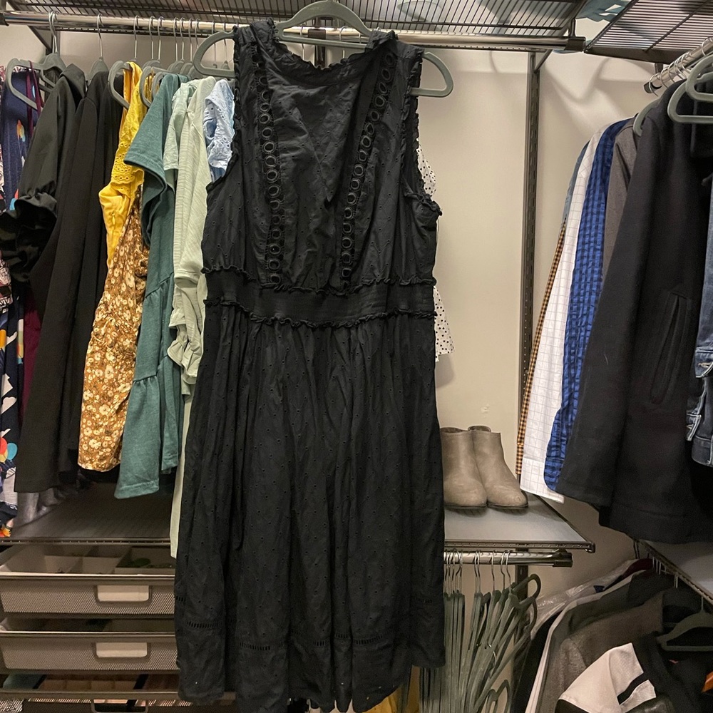 Black Eyelet Sundress